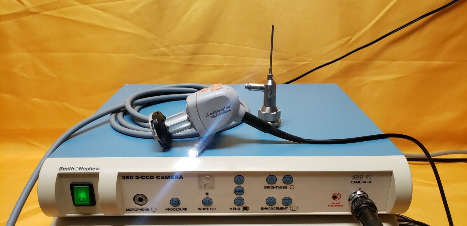 Smith&Nephew 460H Camera,3-CCD Processor,300XL Light Source, 2.7x30* Arthroscope