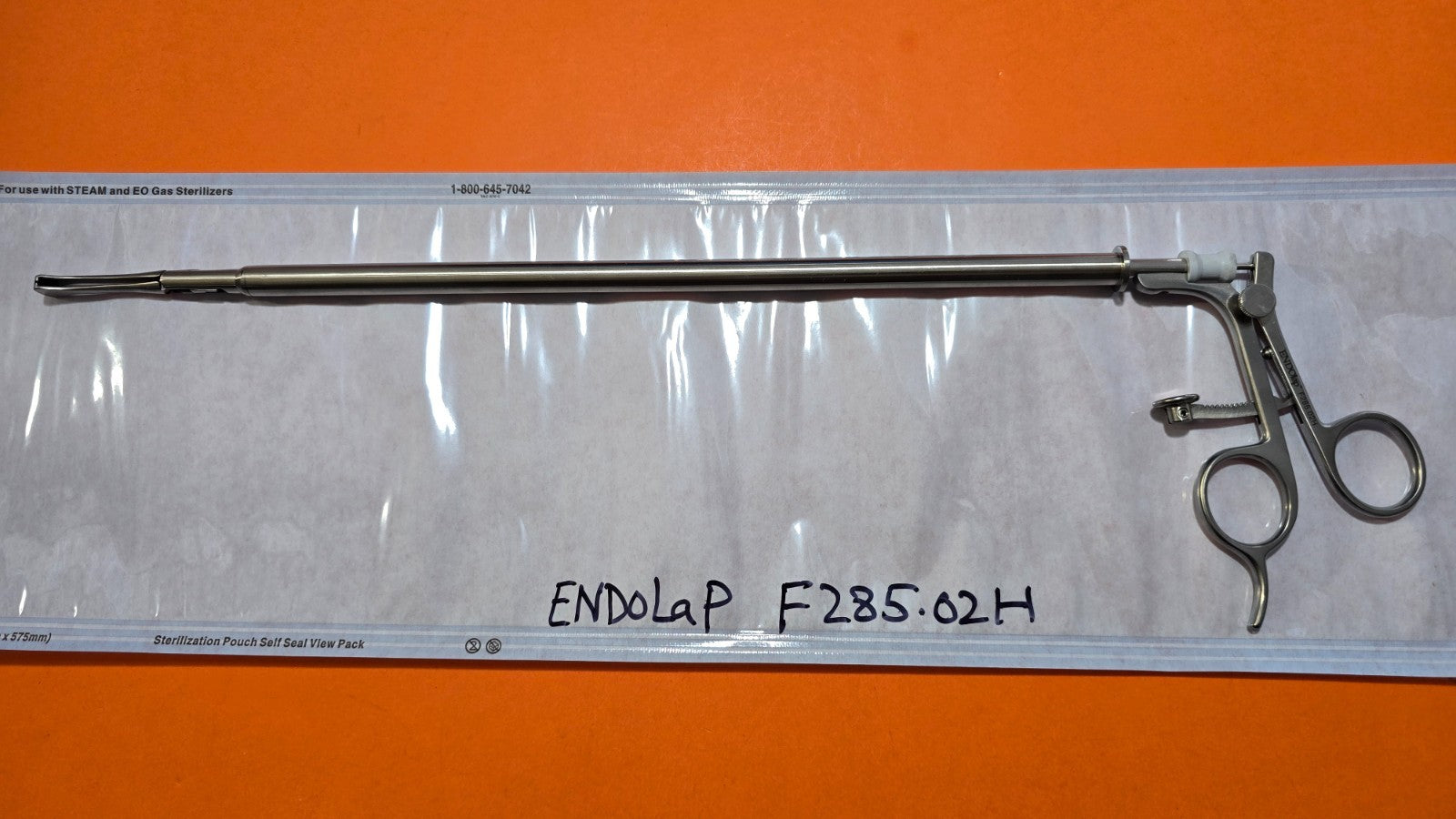V. Mueller F285.02H Endolap Babcock Forceps 10mm x 36cm Ratchet Handle