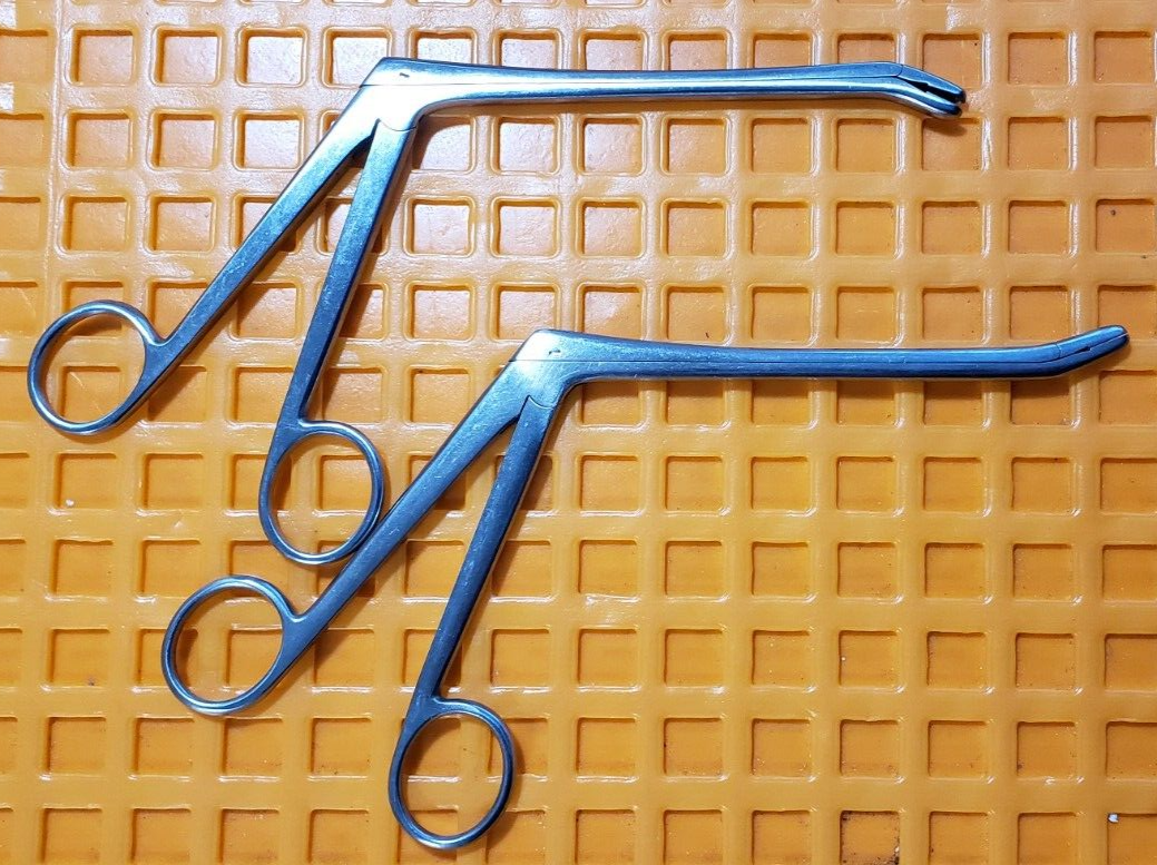 Codman Surgical Orthopedic Spurling Rongeur 6mm x 10mm Up & Down Angled Set