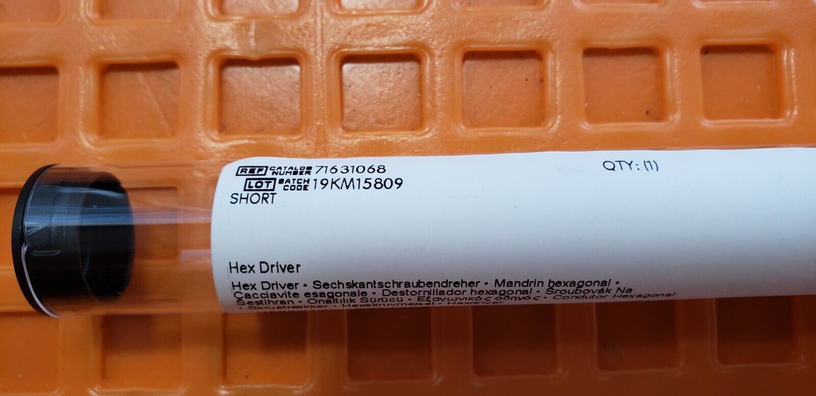 smith&nephew Surgical Orthopedic Hex Driver Short