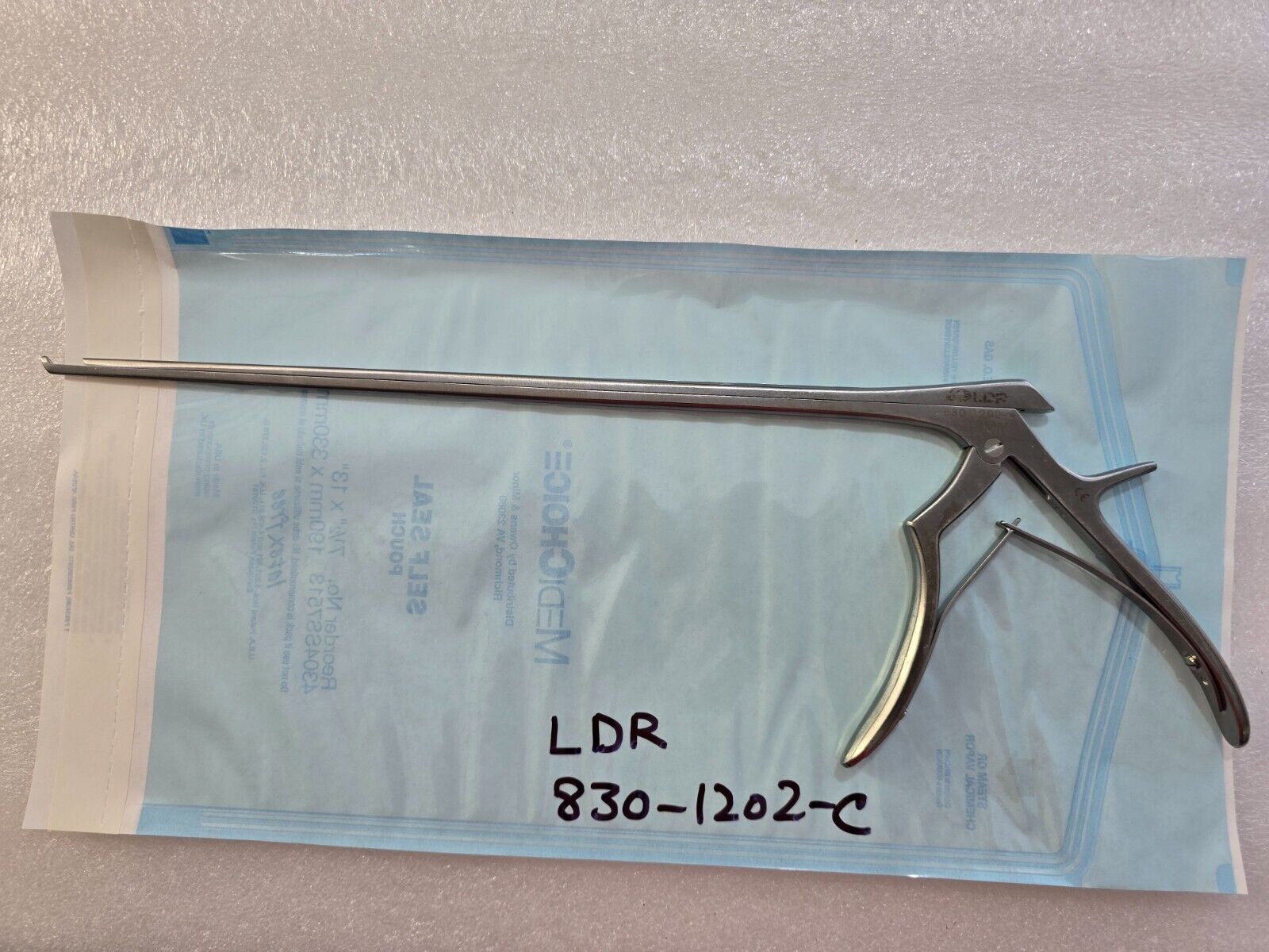 Life Instruments 830-1202-0 Kerrison Rongeurs 40 Deg 2mm Up Bite 12" Shaft