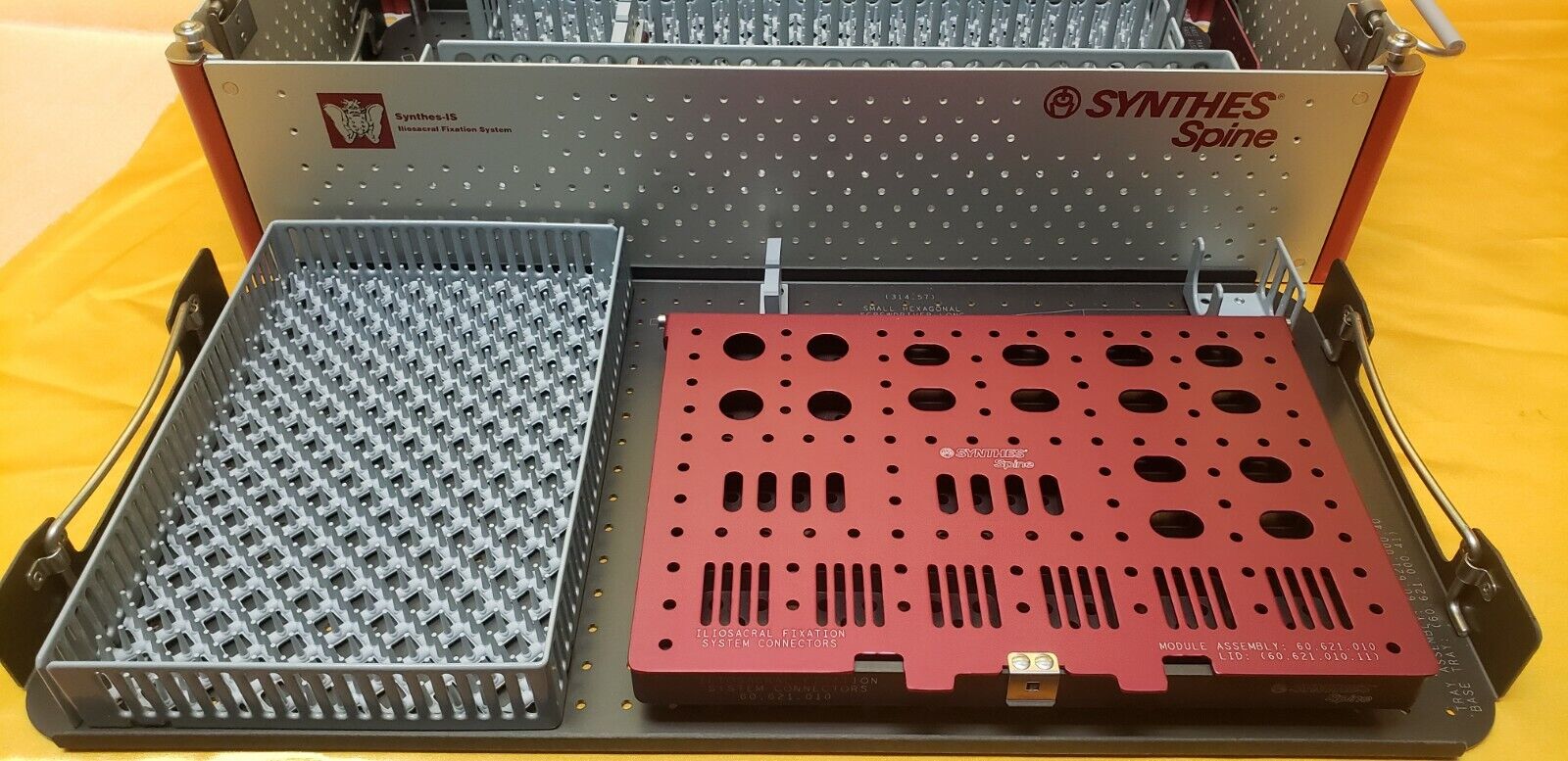 Synthes Spine Orthopedic Sterilization Empty Tray for Spine Instruments