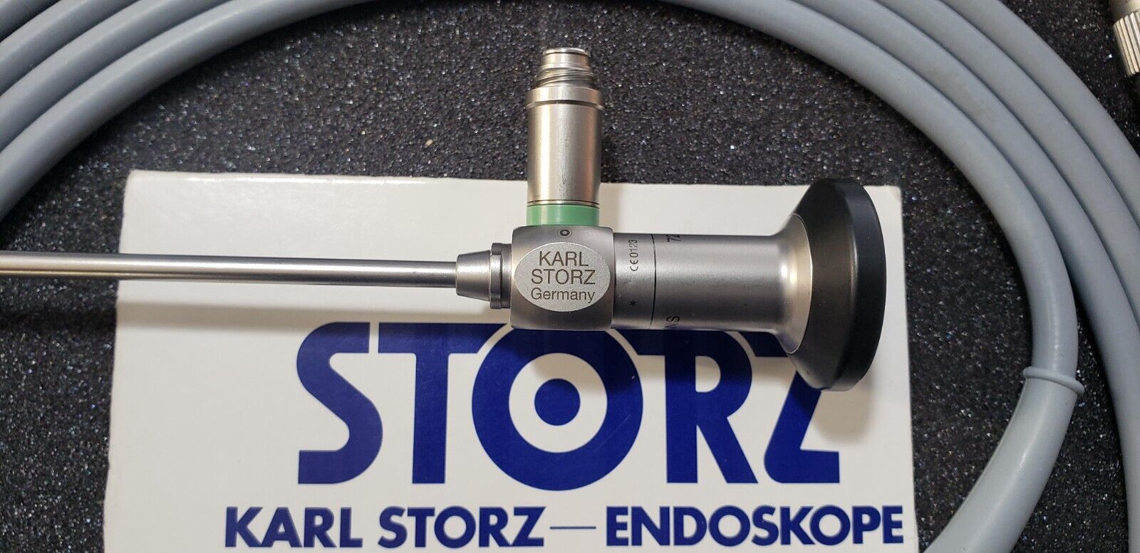 Karl Storz 7230AA Arthroscope 4mm x 0 Degree 18cm & 495ND Fiber Optic Cable