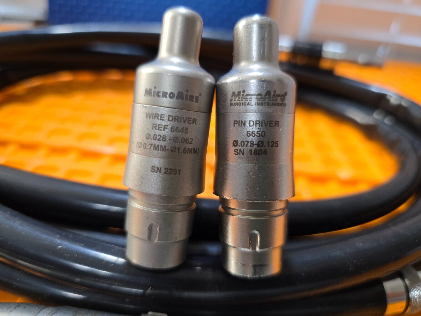 MicroAire Instruments Orthopedic Smart Driver with Hose & Attachments