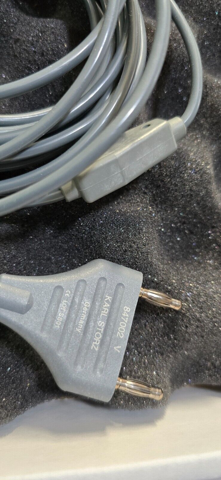 Karl Storz Surgical Bipolar Forceps Angle 25* with 847002 V Bipolar Cord