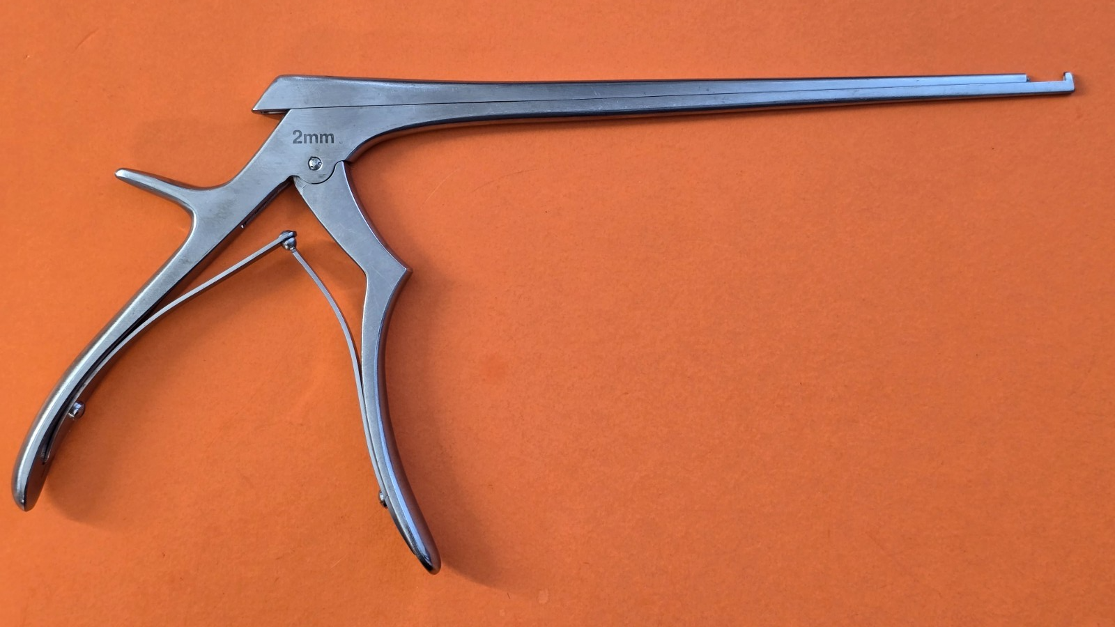 JARIT Orthopedic 281-050 Micro Kerrison Rongeurs 90 Deg 2mm Up Bite 8" Shaft