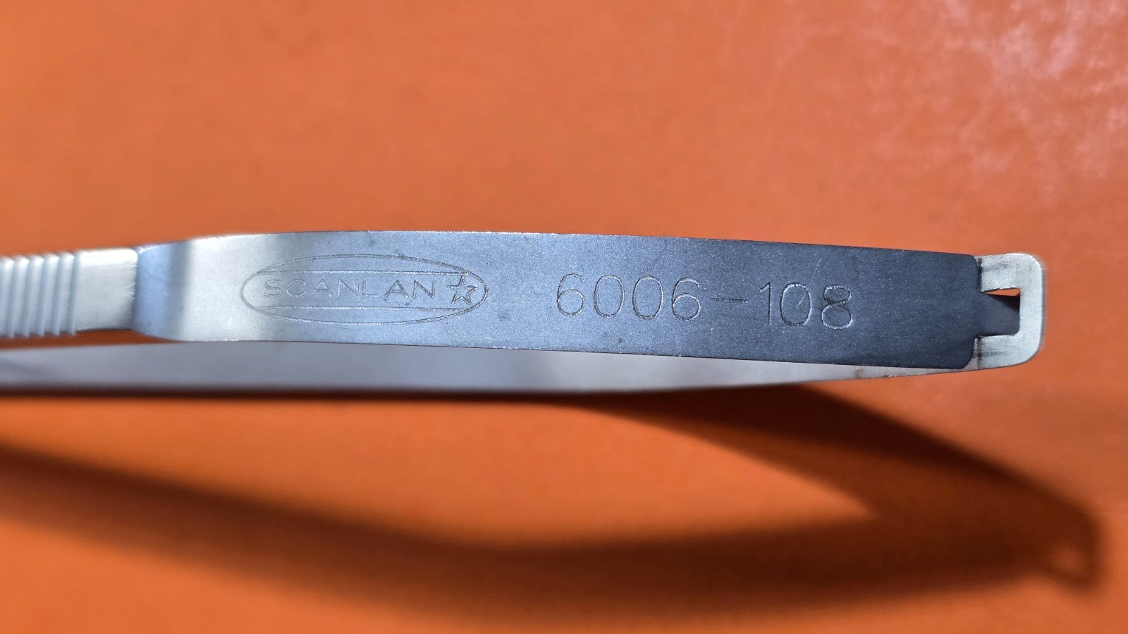 SCANLAN 6006-108 Surgical Jacobson Micro Needle Holder 8" Straight Diamond Dust