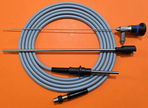 Olympus A4677A Hysteroscope 1.9mm x30° Autoclave & WA03210A Fiber Optic Cable