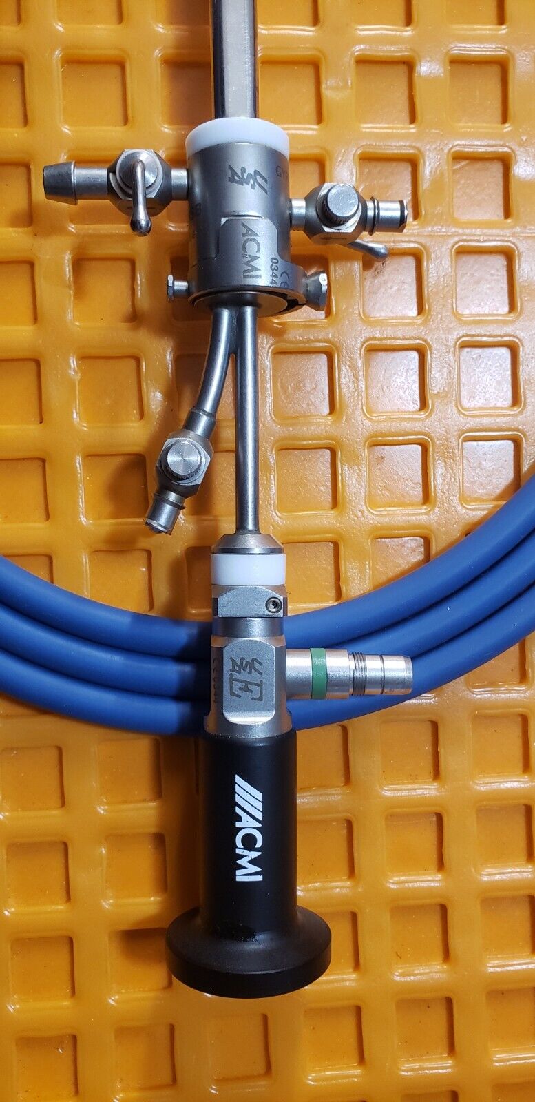 GYRUS ACMI  M3-12 Cystoscope 4mmx12* deg CLB8-23SB,CLS-23SB & Fiber Optic Cable