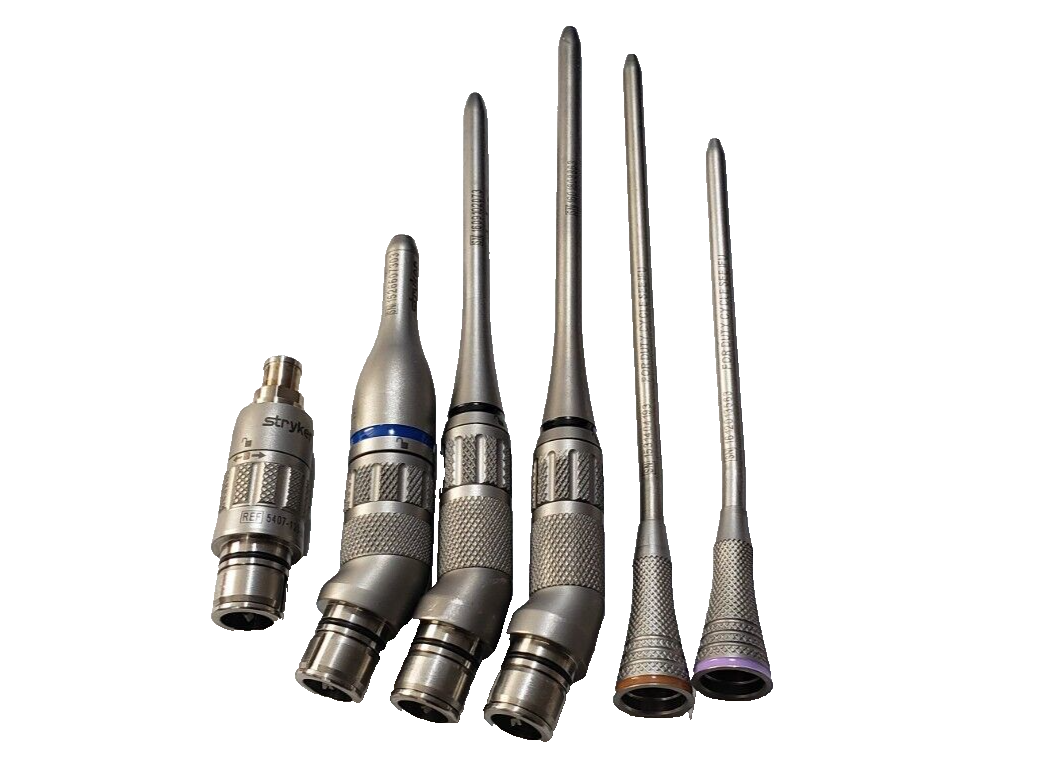 Stryker 5407-200-00H CORE Maestro Drill Hand Switch & 6 Attachments W-Tray