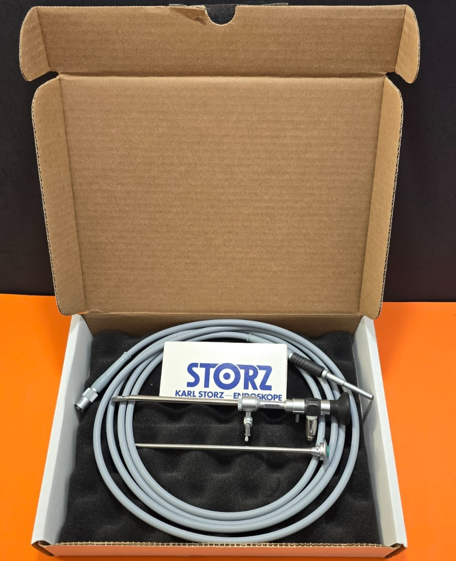 Karl Storz 7200E Arthroscope 4mm x 120* x18cm & Sheath ,495ND Fiber Optic Cable