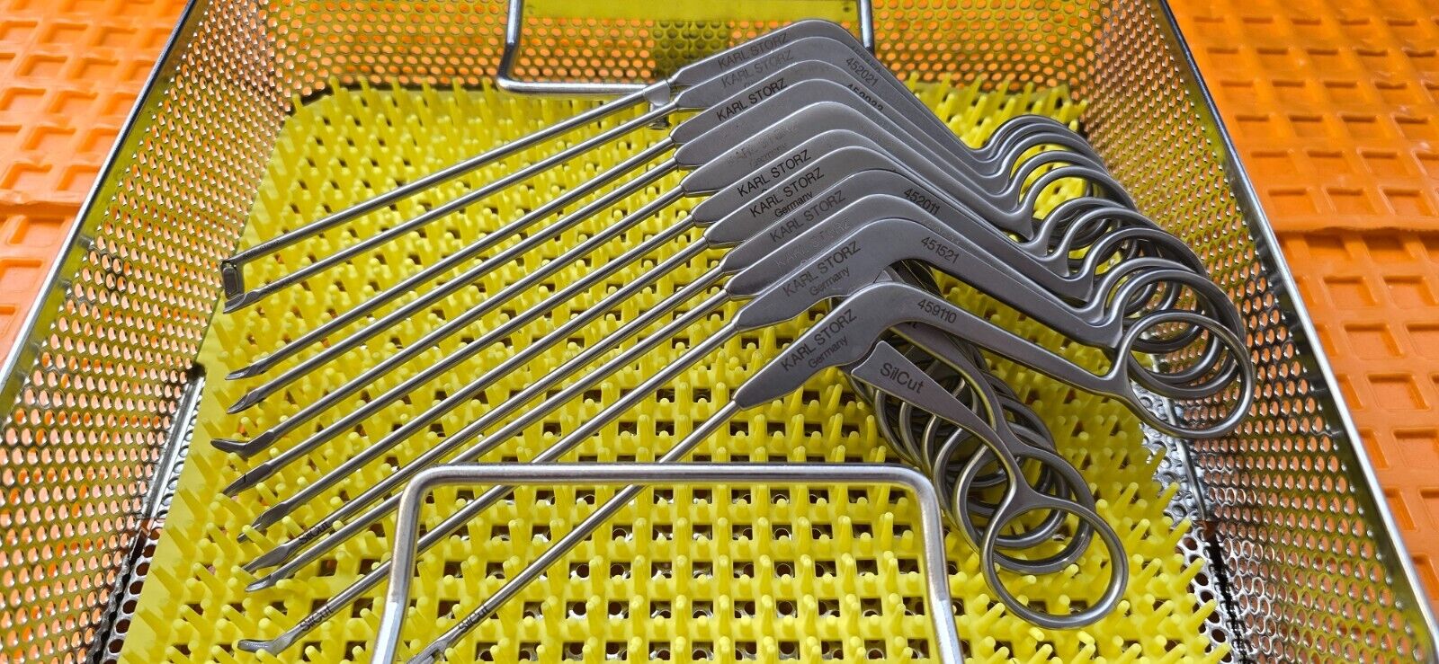 Karl Storz SilCut Punches Instruments GERMANY Set of 11 with Tray