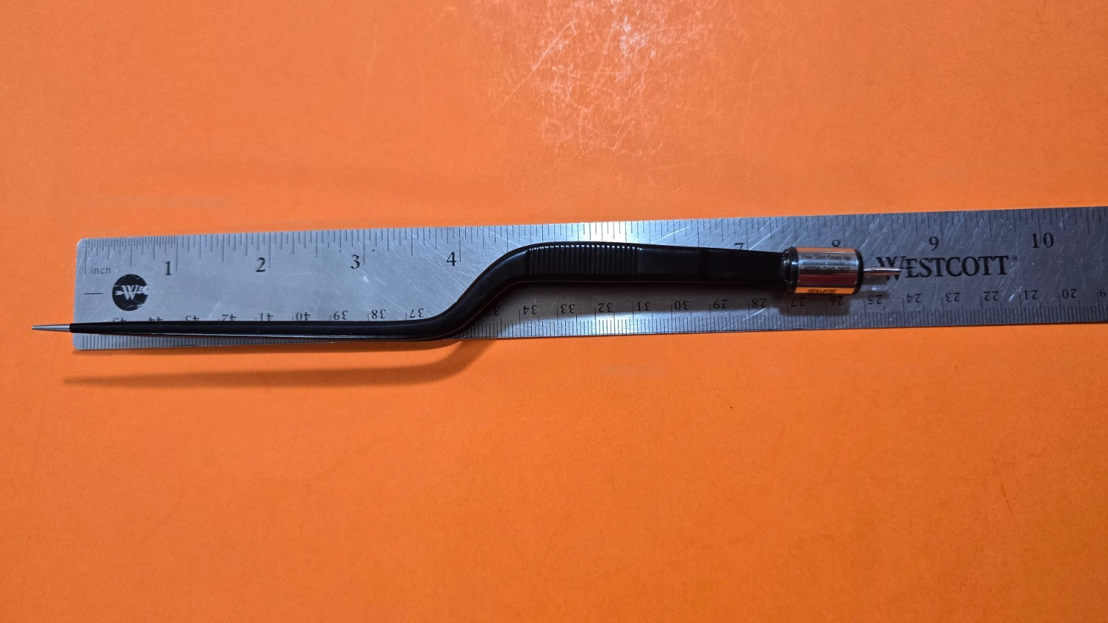 Turtle Bayonet Bipolar Forceps 8.5" Black Non Stick & Valleylab Bipolar Cord