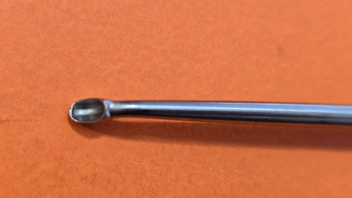 Ruggles RN0952 Surgical Neuro Spine Curette Size 0 Reverse Angle 9"
