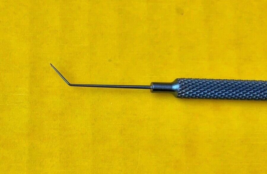 Rhein Surgical Bechert Nucleus Rotator w/Blunt Forked Tip, Angled REF: 05-4016