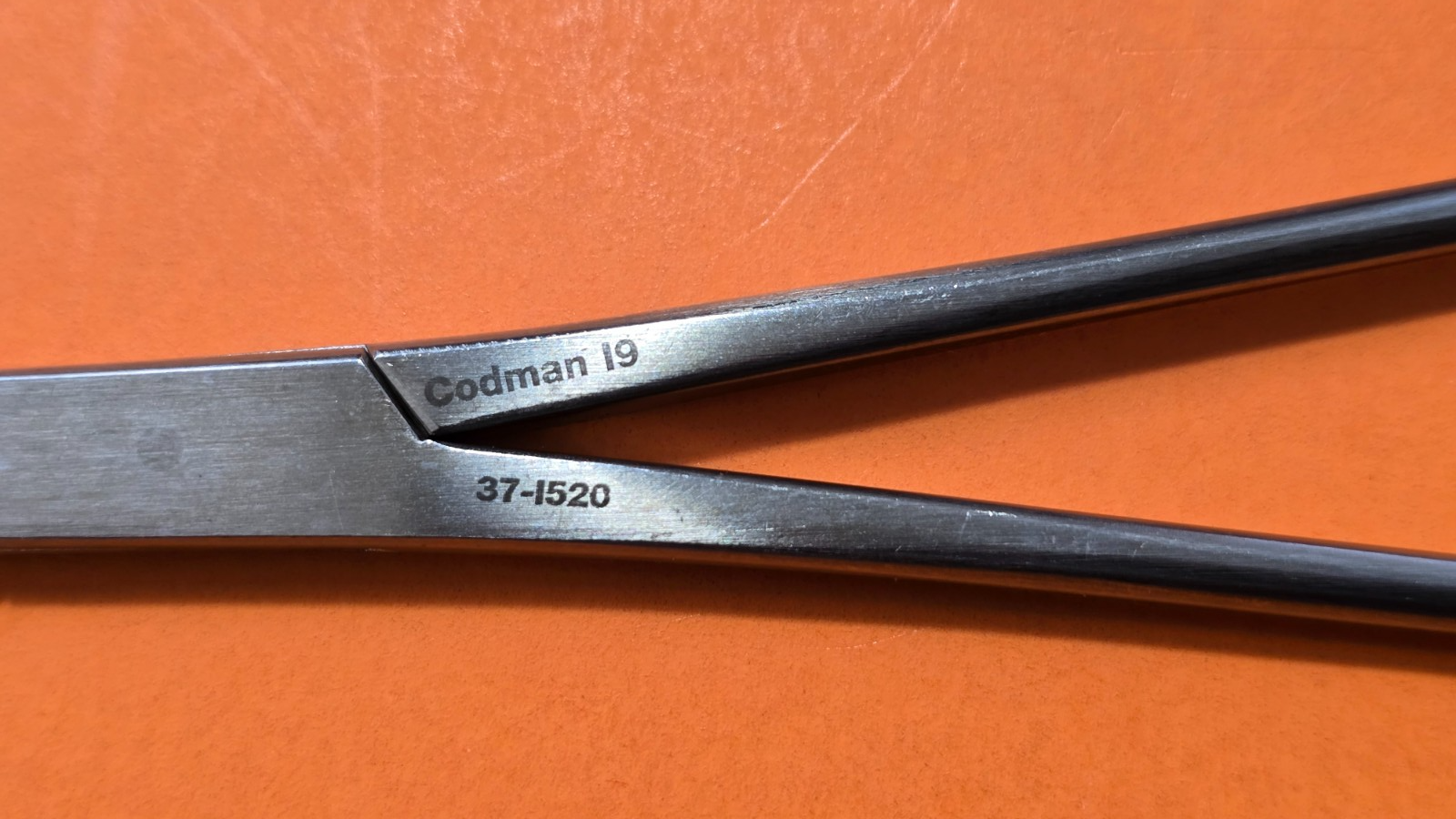 Codman 37-1520 Surgical  Masterson Hysterectomy Clamp Straight 8.5"