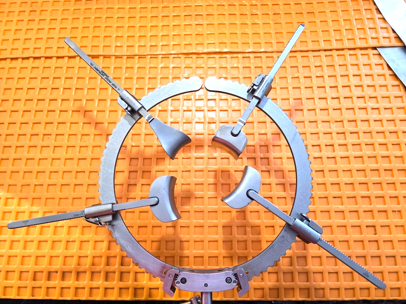 Codman Bookwalter Retractor Set Arm with Post Holder Clamp & Tray