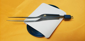 Codman 80-1677 Surgical Titanium Apfelbaum  Bipolar Forceps 45 deg down & Cord