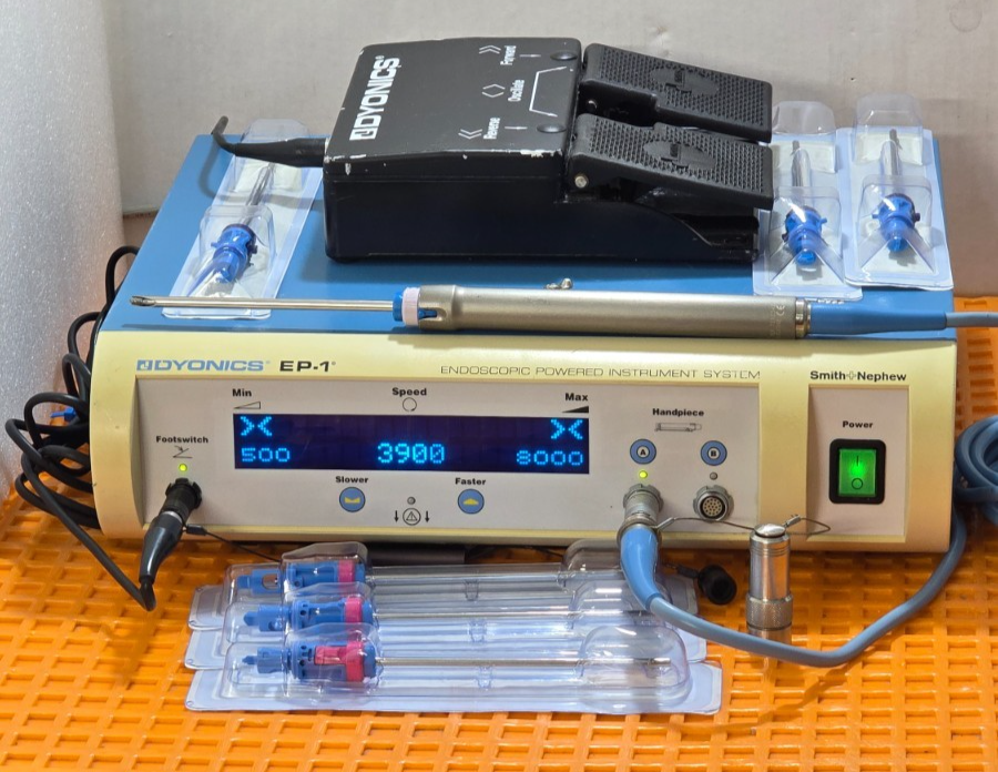Dyonics Powermax Shaver Handpiece System. Dyonics EP1 Processor &Foot Switch