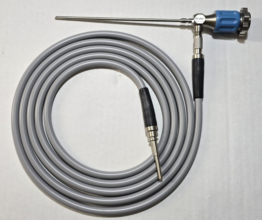 Stryker Arthroscope 4.0mm x 30° Speed Lock C-Mount  & Fiber Optic Cable