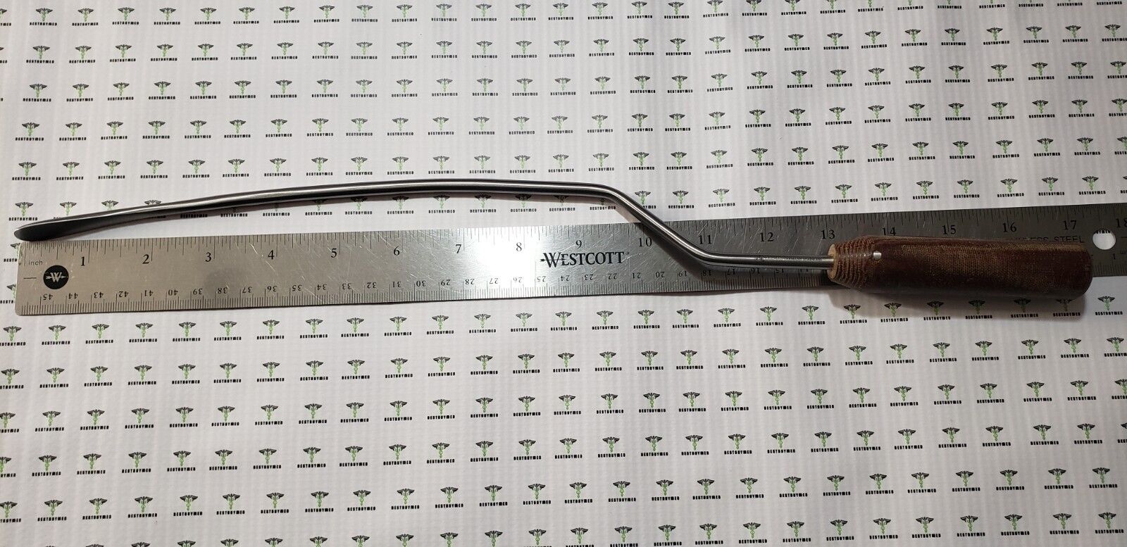 Turtle BDS-003 Surgical Breast Dissector 13" Long with Fiber Handle