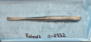 Richards Surgical Orthopedic Hibbs Osteotome 9mm Curved 9.5"