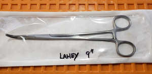 Premium Surgical LAHEY Gall duct Forceps 9" Longitudinal Serration Curved