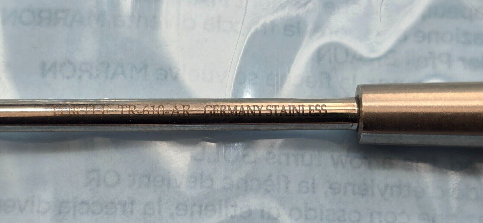 Turtle Laparoscopic Knot Pusher 5mm x 35cm REF: TR-610-AR
