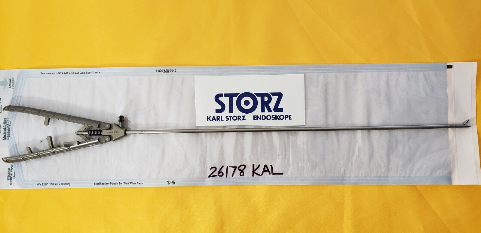 Storz 26178KAL Laparoscopic Macro Needle Holder 5mm with Lock Germany