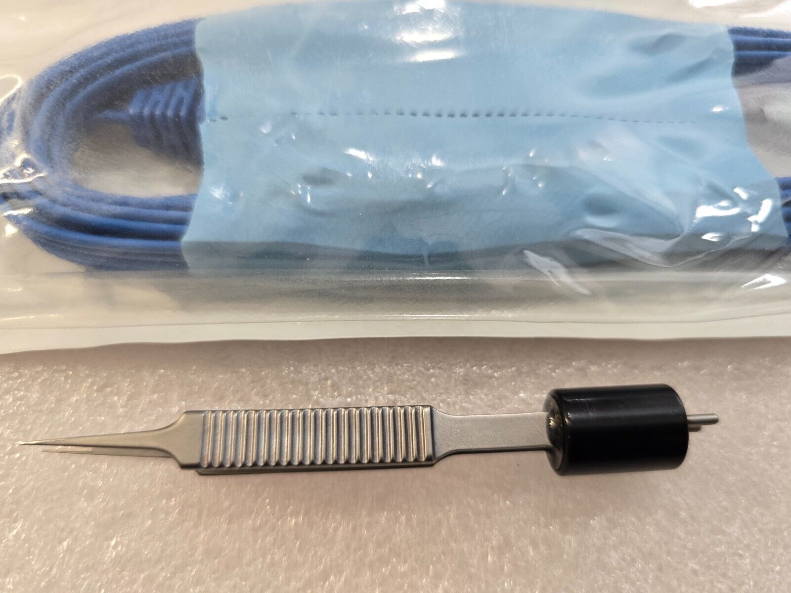 Turtle Surgical McPherson Bipolar Forceps 3" Straight Tip with Valleylab Cord