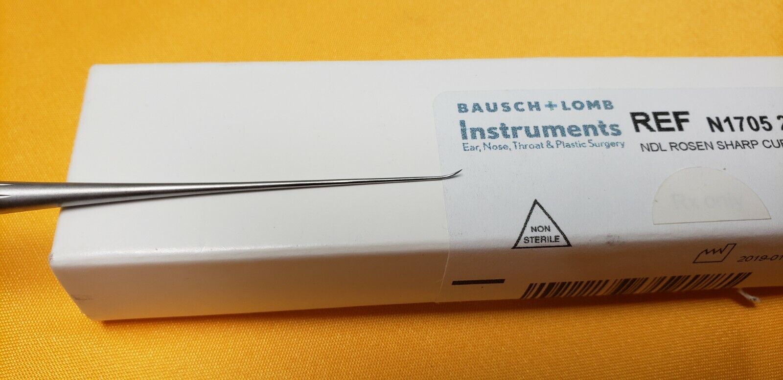 BAUSCH+LOMB Storz N1705 21 Ophthalmic Rosen Sharp Curved Tip Elevator.