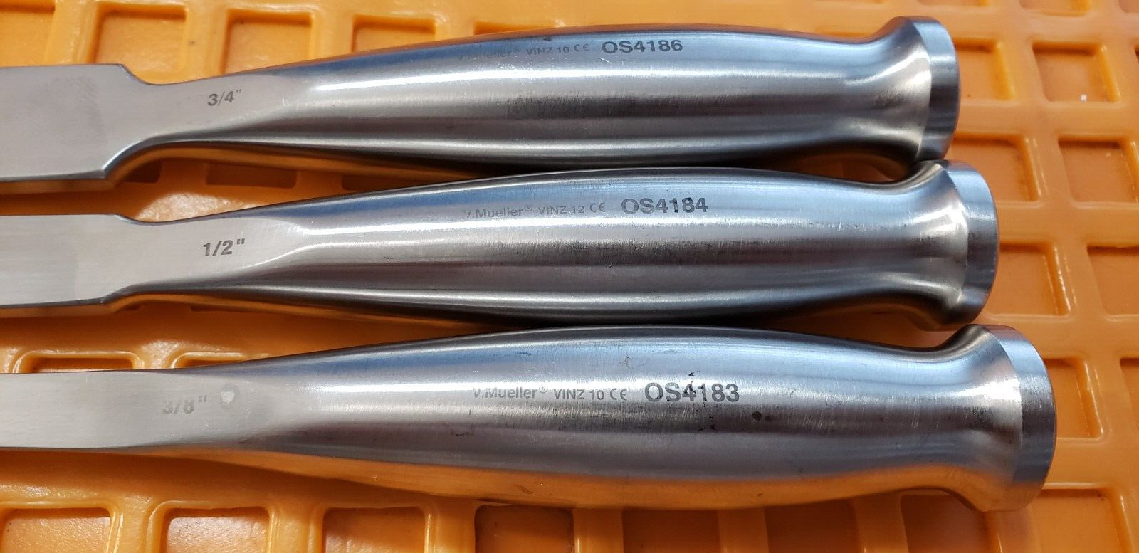 V.Mueller OS4183,OS4184,OS4186 Surgical Orthopedic Smith-Peterson Set of 3