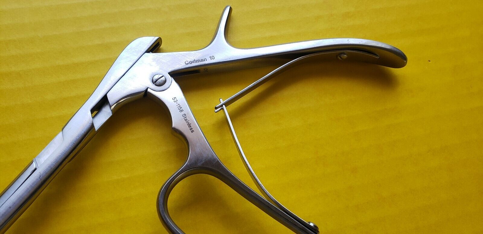 Codman Surgical 53-1158 Ferris Smith Laminectomy Rongeur 5mm 90 Degree Down