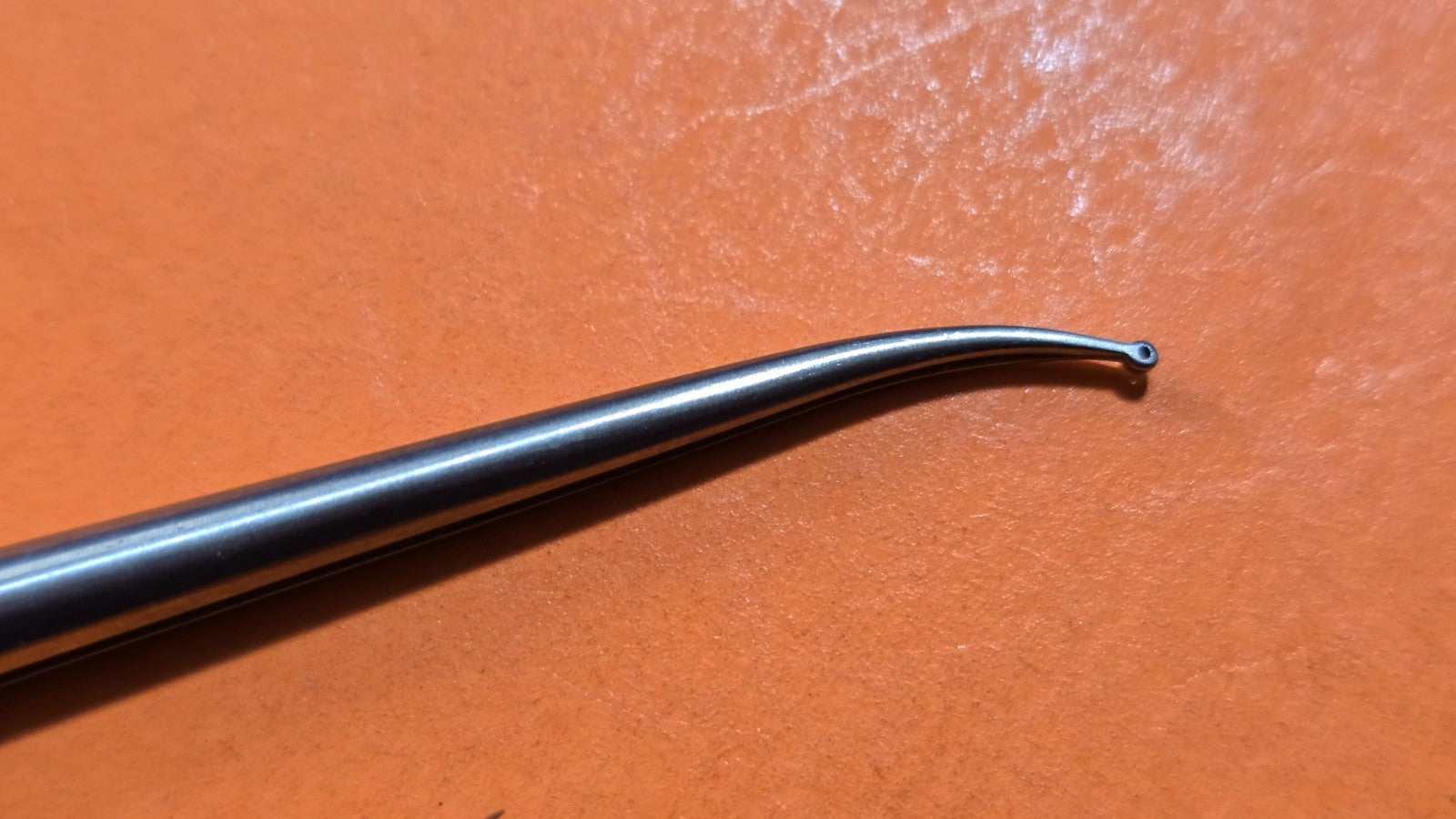 SCANLAN 4004-227 Surgical Dennis Micro Forceps 9" Diamond Dust 1mm Curved