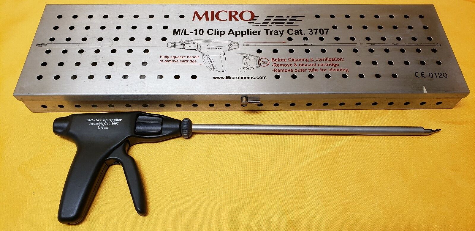 Micro Line PENTAX Surgical M/L Clip Applier with Tray (Reusable Applier)