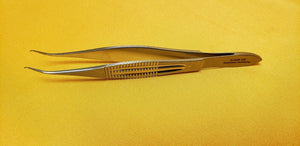 V.Mueller OP3309-006 Opthalmic CASTROVIEJO Colibri Corneal Forceps 4" Tips .12mm