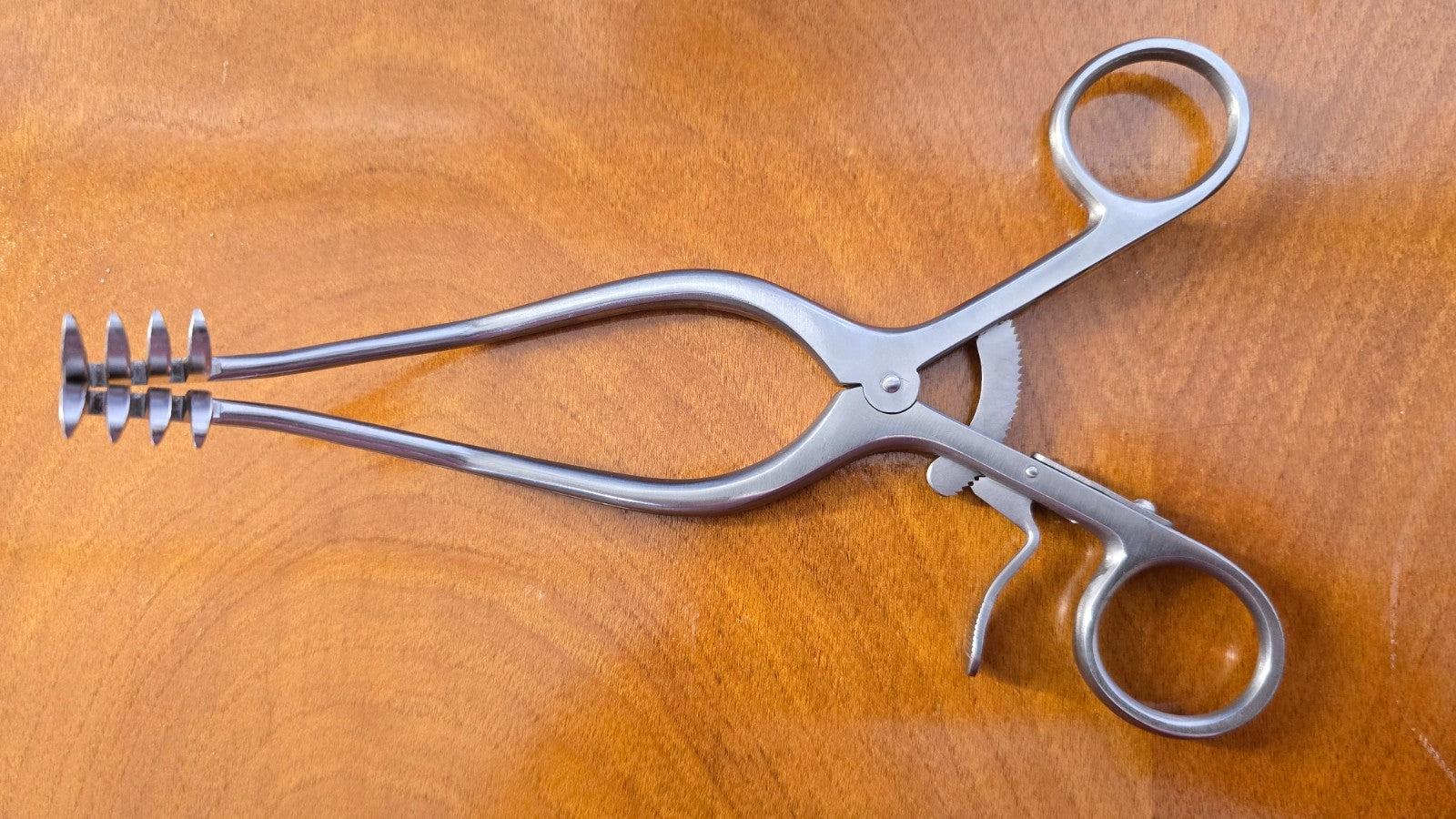 Turtle Surgical Adson Cerebral Retractor 7.5" Sharp 4x4 Prongs