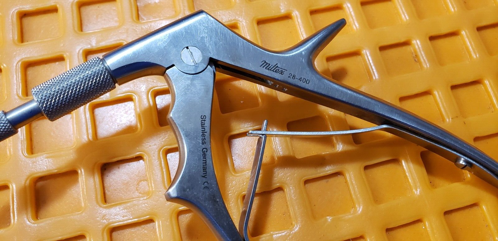 Miltex 28-400 Surgical Tischler Biopsy Forceps Rotating Shaft Pistol grip Handle
