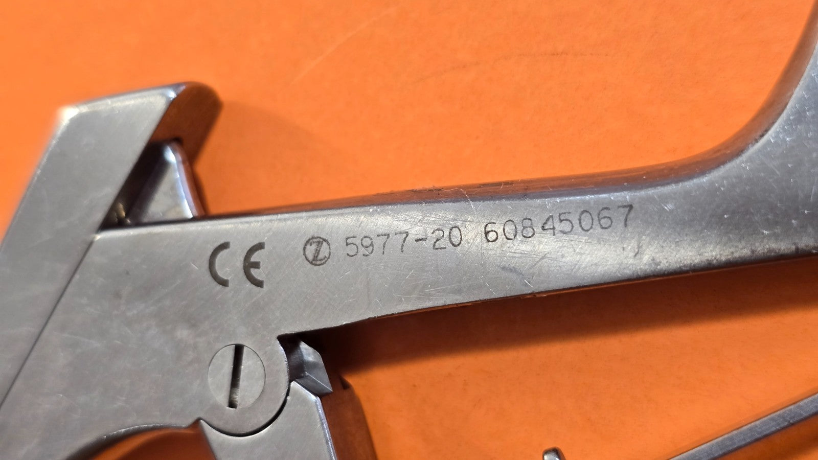 Zimmer 5977-20 Surgical Orthopedic Articular Surface Rongeur.