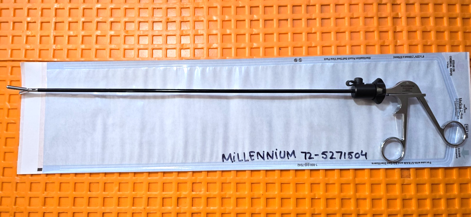 MILLENNIUM Laparoscopic Atraumatic Grasping Forceps 5mmx45cm Rotating Shaft