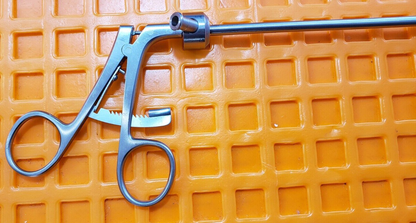 V. Mueller LA1354F Laparoscopic Babcock Forceps 5mm x 36cm Ratchet Handle