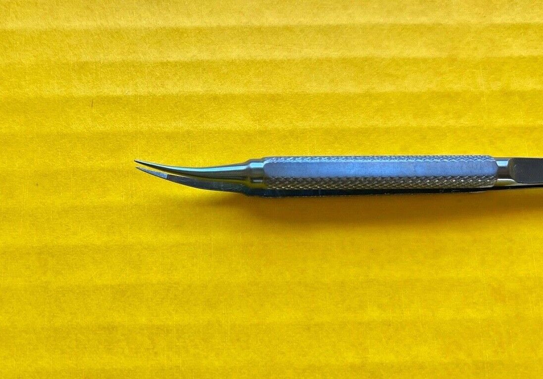 Storz Ophthalmic Nordan Tying Forceps, Curved Titanium, 4.3" REF: 2-420