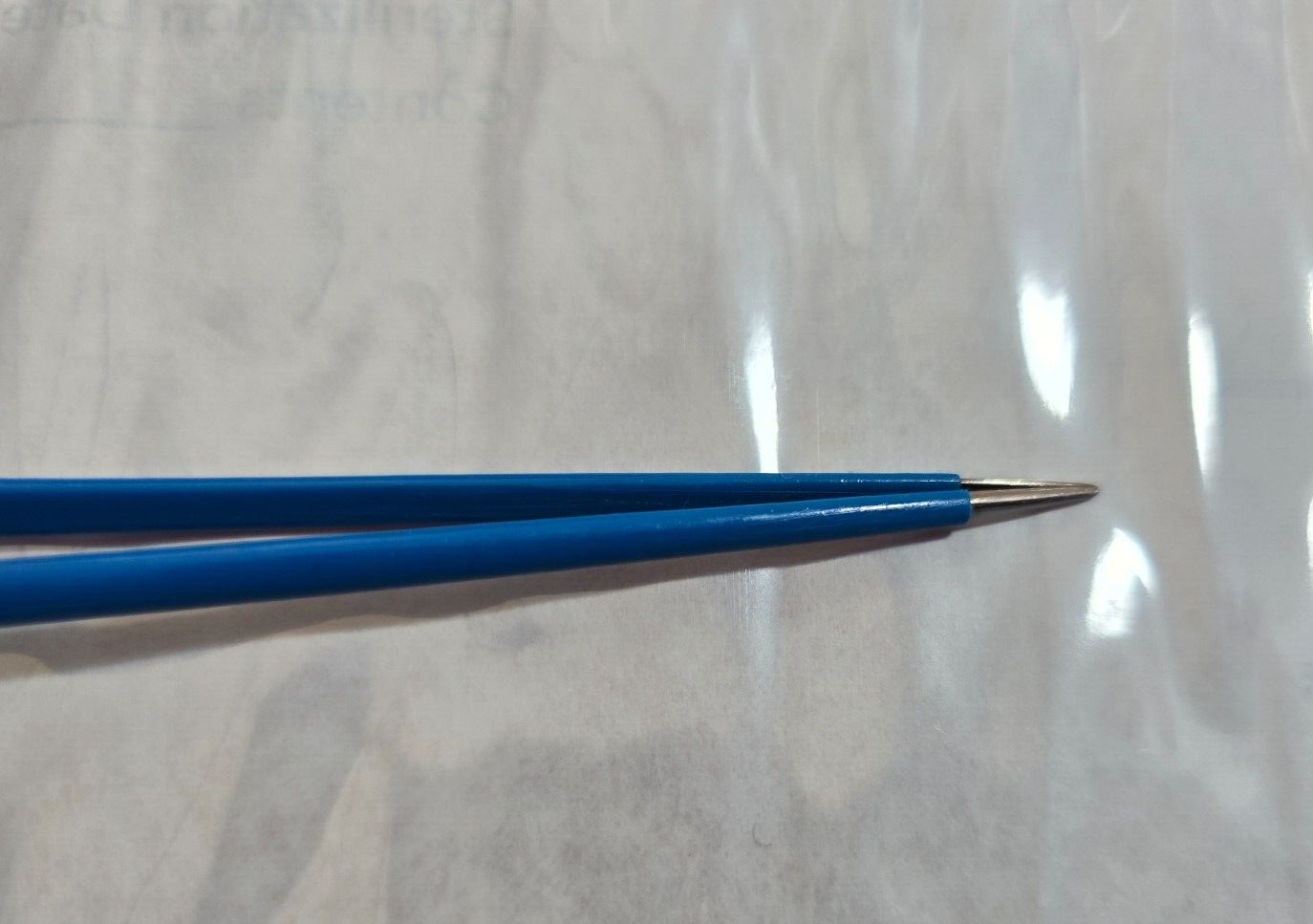 Turtle Surgical Bayonet Bipolar Forceps 7" Blue Coated & Bipolar Cord