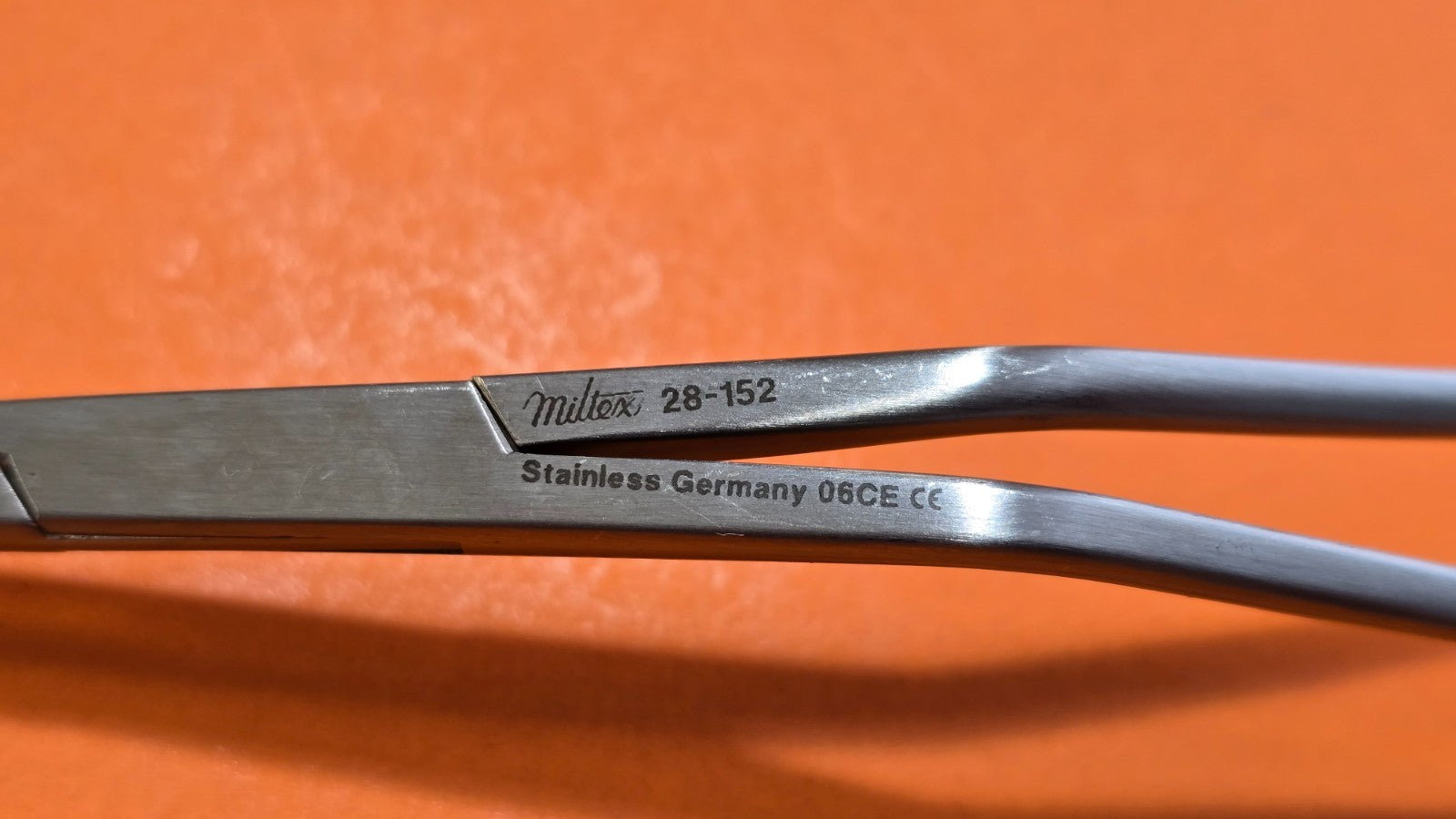 Miltex 28-152 Surgical McGivney Angled Shanks Forceps 7.5"