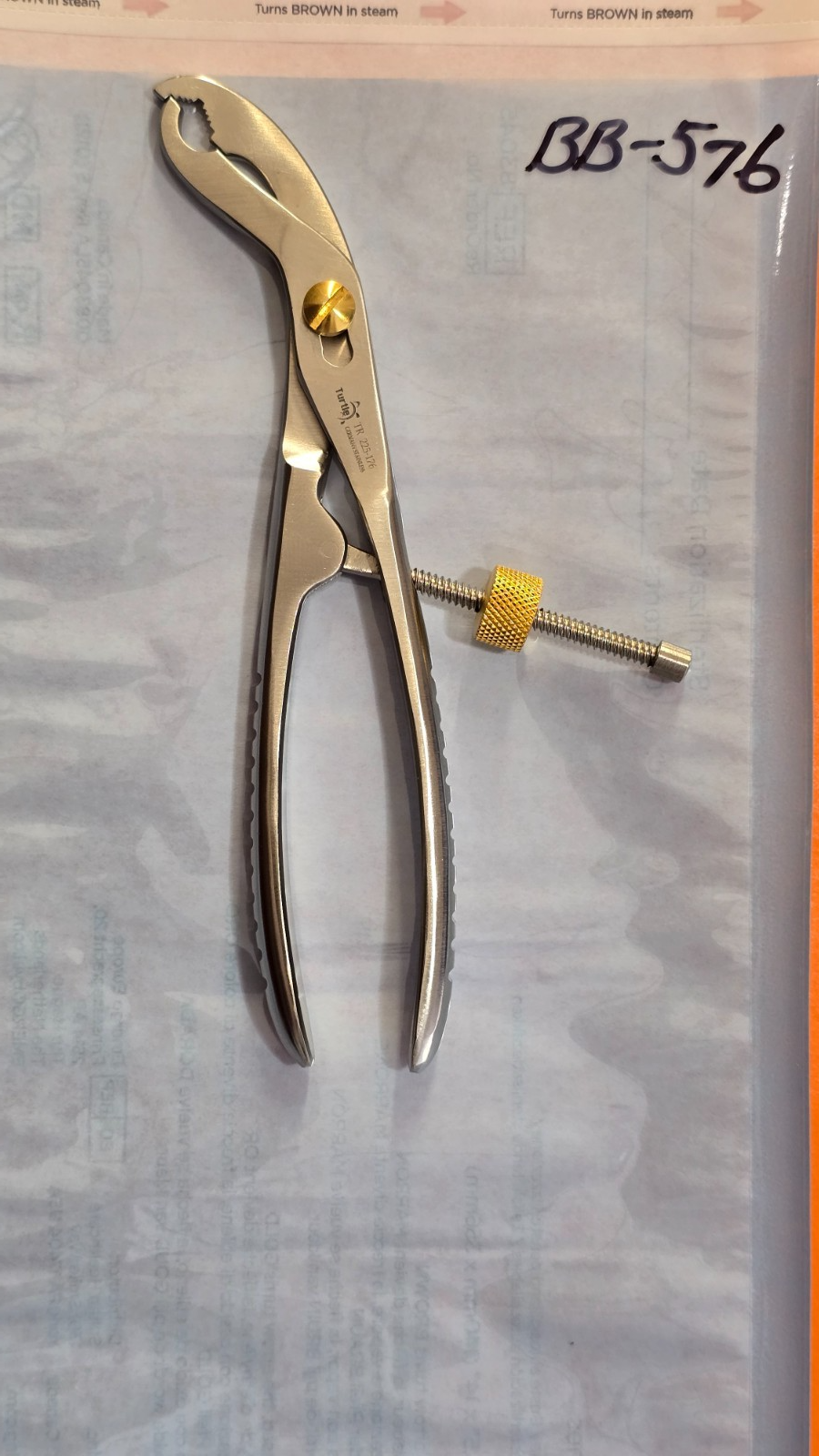 Turtle Surgical Bone Holding Clamp Forceps 6" with Speed Lock