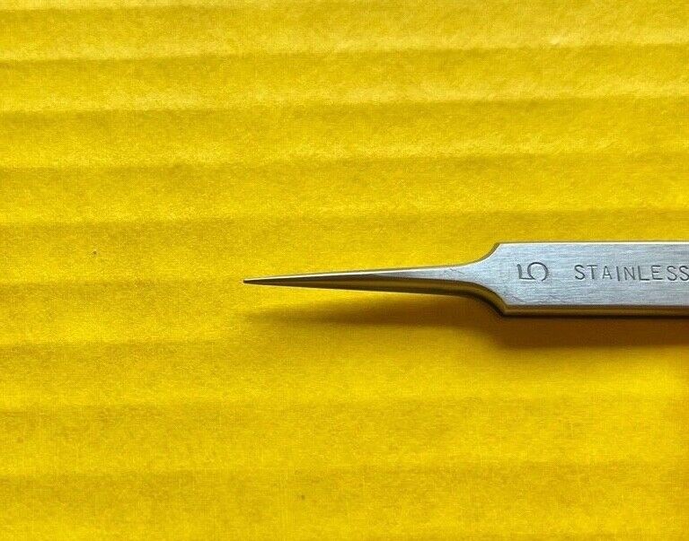 Dixon Swiss Tweezer Fine Tips, #5, 4.25"
