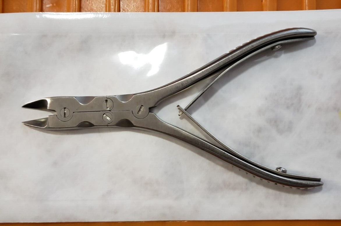 Pilling Weck 06-5216 orthopedic Ruskin Bone Cutting forceps 5.5" Double Action