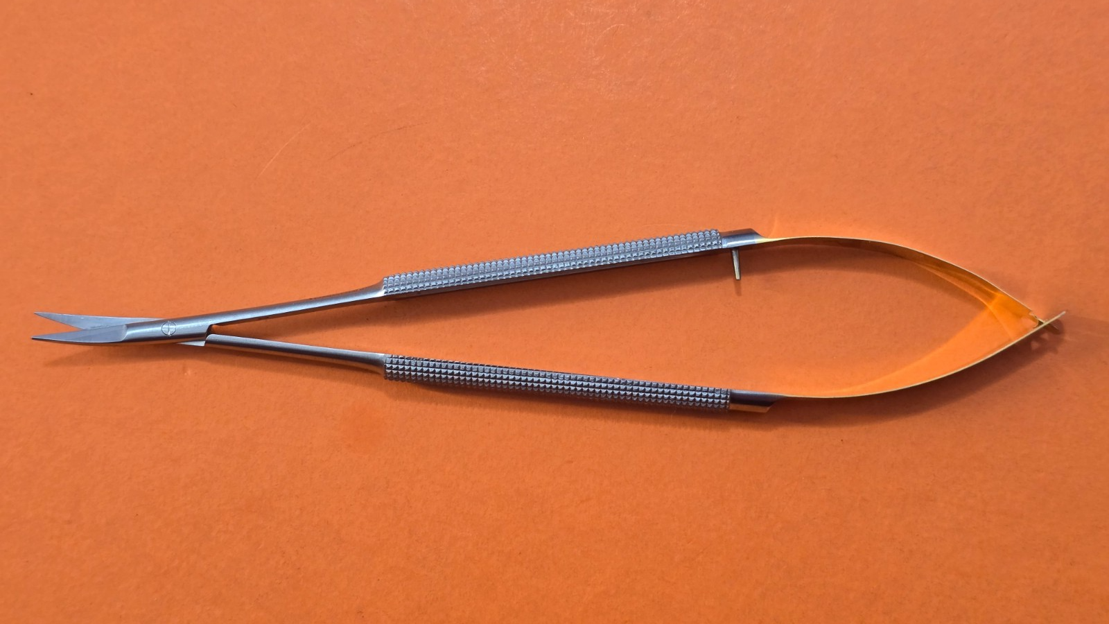 Turtle Surgical TC Micro Scissors 6.25" Curved Round handles (BB-599)