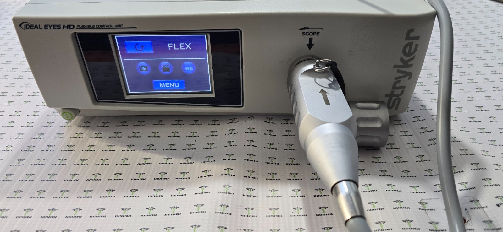 Stryker 0502110-145 Articulating Laparoscope 5mm x 0* & HD Control Unit