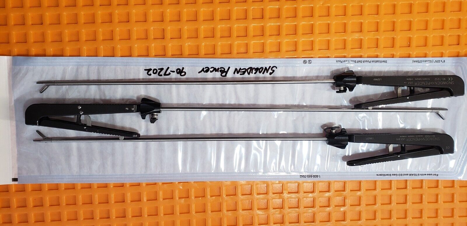 Snowden Pencer 90-7202 Laparoscopic Needle Holder 5mmx35cm Carbide Jaws
